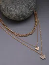 Sohi Designer Set Of 3 Chain In Silver