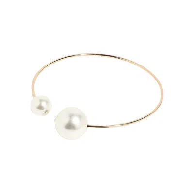 Sohi Elegant Pearl Choker In Gold