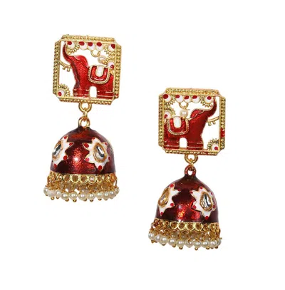 Sohi Floral Drop Earrings