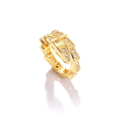 Sohi Gold Color Designer Stone Ring