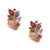 Sohi Gold Color Gold Plated Designer Studs For Women's In Gold