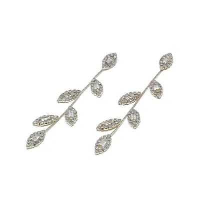 Sohi Gold-plated Contemporary Drop Earring With Pearls