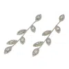 Sohi Gold-plated Contemporary Drop Earring With Pearls In Metallic