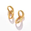 Sohi Gold Plated Designer Drop Earring In Gold
