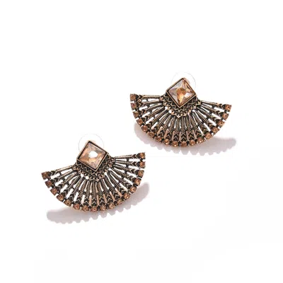 Sohi Gold Plated Designer Stud