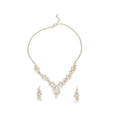 Sohi Gold-plated Pearl Jewellery Set