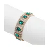 Sohi Gold-plated Stones Bracelet In Gold