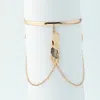 Sohi Gold-plated Swirl Armlet In Gold