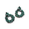 Sohi Green Designer Stone Drop Earring For Women's In Green