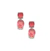 Sohi Lady Drop Earrings In Red