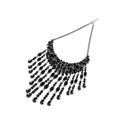 Sohi Maxi Crystal-drop Statement Necklace
