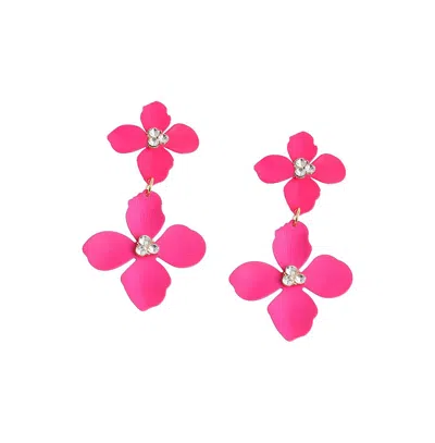 Sohi Maxi Floral Drop Earrings