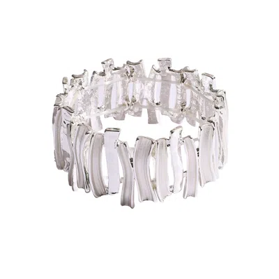 Sohi Metallic Chunky Bracelet