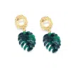 Sohi Multi Color Gold Plated Party Designer Drop Earring For Women's In Multi