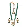 Sohi Multi Color Kundan Gold Plated Necklace Set In Multi