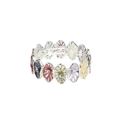Sohi Mushroom Umbrella Bracelet In Silver