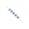 Sohi Oval Statement Bracelet In Blue
