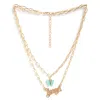 Sohi Pack Of 2 Gold Plated Designer Chain In Gold
