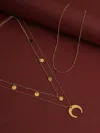 Sohi Pack Of 3 Gold Plated Designer Pendant In Silver