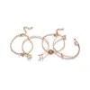 Sohi Pack Of 4 Gold Plated Designer Bracelet In Gold