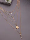 Sohi Pack Of 4 Sleekish Designer Chain In Silver
