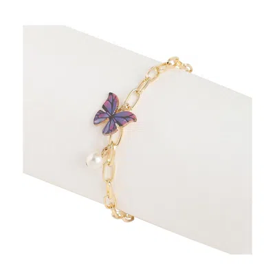 Sohi Papillon Charm Bracelet