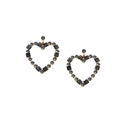 Sohi Party Drop Earrings In Black