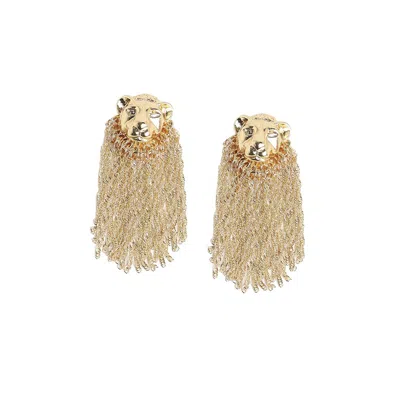 Sohi Party Drop Earrings In Gold