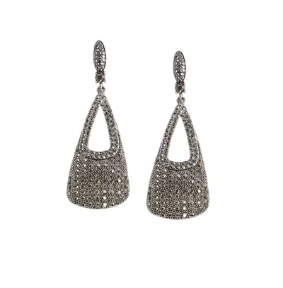 Sohi Party Drop Earrings In Silver