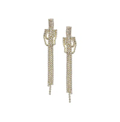 Sohi Party Drop Earrings In Silver