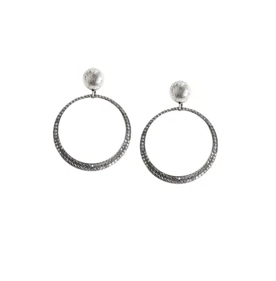 Sohi Party Drop Earrings In Silver