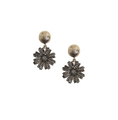 Sohi Party Drop Earrings In Silver
