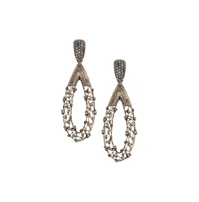 Sohi Party Drop Earrings In Silver