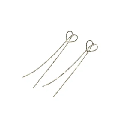 Sohi Party Drop Earrings In Silver