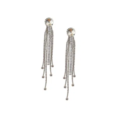 Sohi Party Drop Earrings In Silver