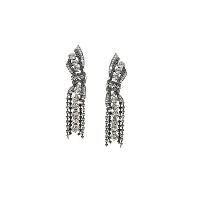 Sohi Party Drop Earrings In Silver