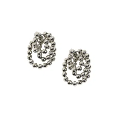 Sohi Party Drop Earrings In Silver