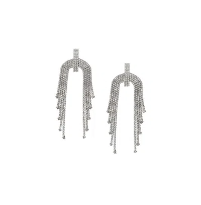 Sohi Party Drop Earrings In Silver