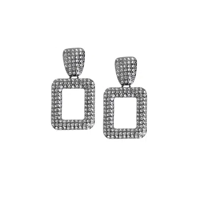 Sohi Party Drop Earrings In Silver