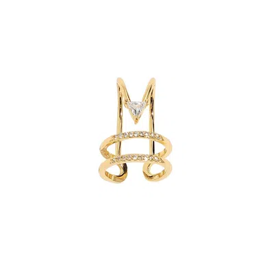 Sohi Party Nail Ring In Silver