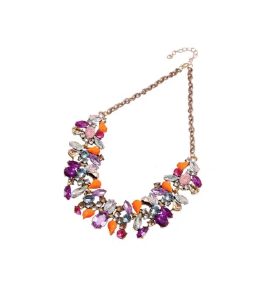 Sohi Party Statement Necklace In Gold