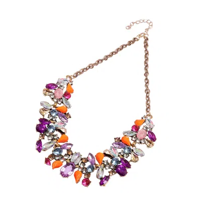 Sohi Party Statement Necklace In Multi