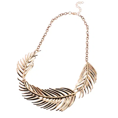 Sohi Party Statement Necklace In Gold