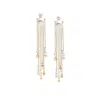 Sohi Pellet-party Drop Earrings In Gray