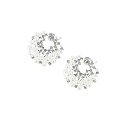 Sohi Pellet-swirl Drop Earrings