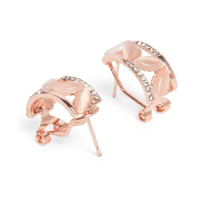 Sohi Petal Shaped Designer Studs In Gold