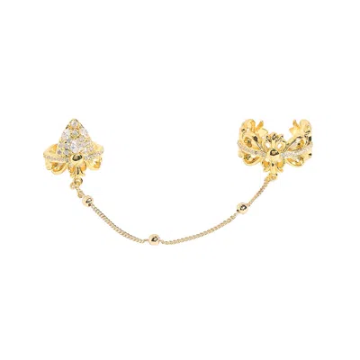 Sohi Regal Nail Ring In Gold