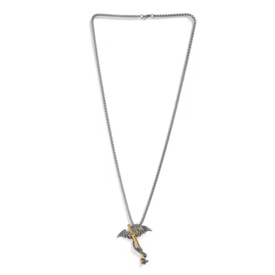Sohi Silver Color Designer Pendant For Women's