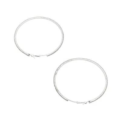Sohi Silver-plated American Hoop Earring