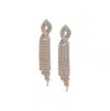 Sohi Silver-plated Artificial Stone Drop Earrings
